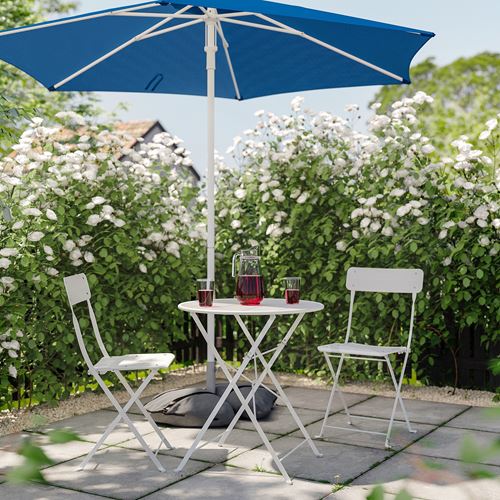 IKEA - HÖGÖN, güneş şemsiyesi, koyu mavi, 270 cm