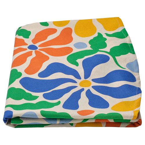 IKEA - PILLERSTARR, tablecloth, multicolour, 150 cm