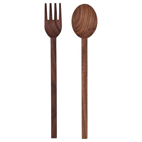 IKEA - STOCKHOLM 2025, servis takımı, ceviz, 31 cm