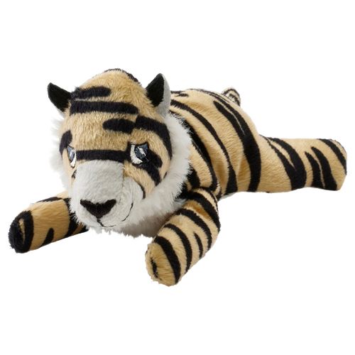 IKEA - DJUNGELSKOG, soft toy, orange/black, 13 cm