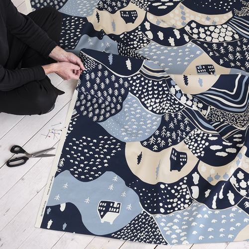 IKEA - PENDELKAKTUS, pre-cut fabric, multicolour, 150x300 cm