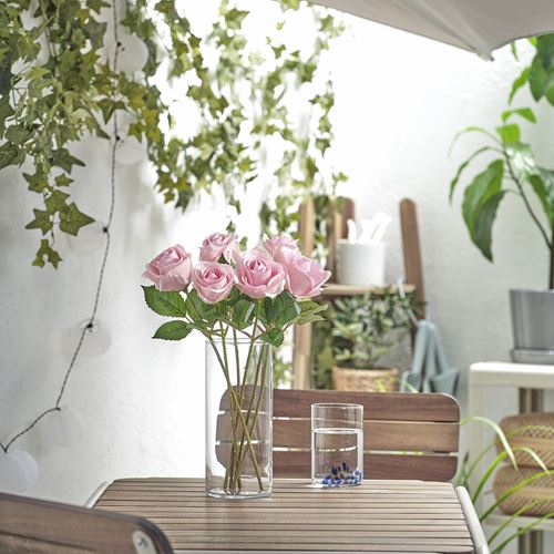 IKEA - SMYCKA, artificial flower, pink, 40 cm