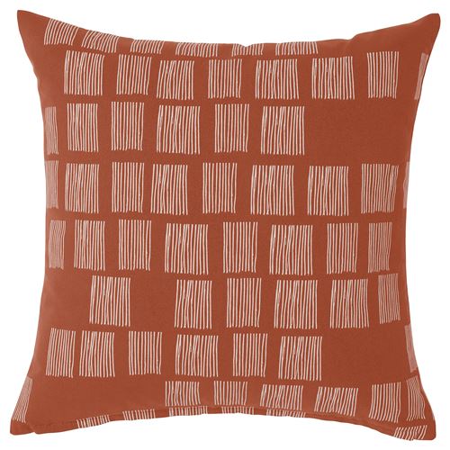 IKEA - PALPLJUNGMAL, lace pillow cover, orange, 50x50 cm