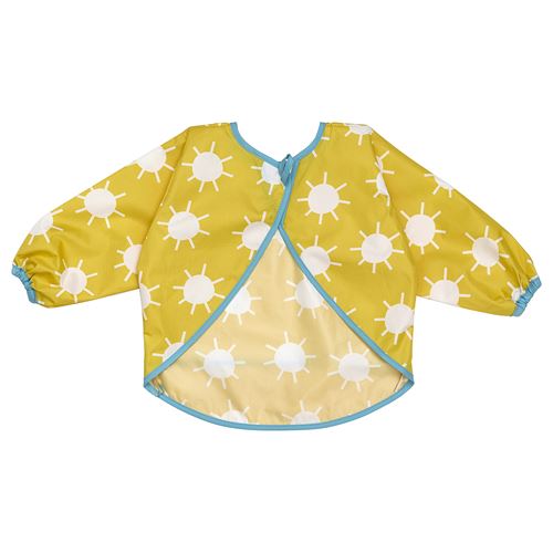 IKEA - KLADDIG, bib, yellow-white