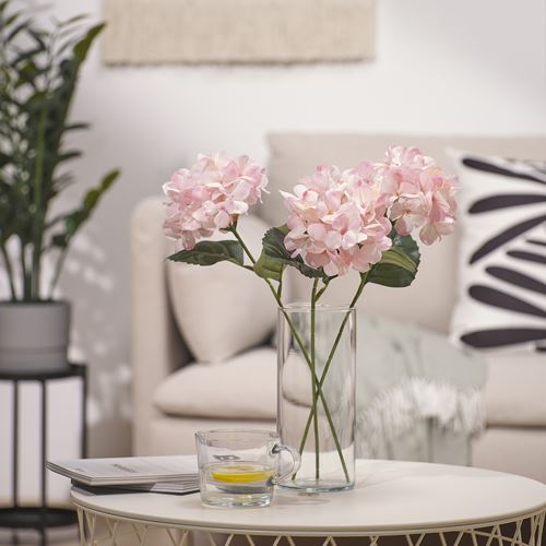 IKEA - SMYCKA, yapay çiçek, açık pembe, 45 cm