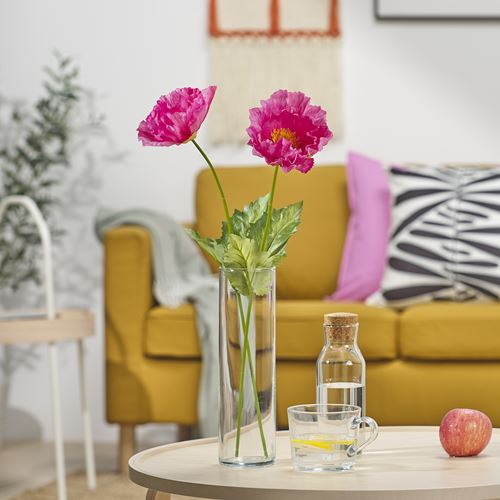 IKEA - SMYCKA, artificial flower, pink, 55 cm