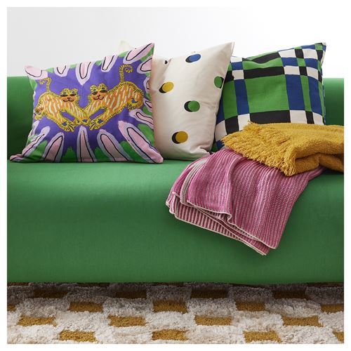 IKEA - PRAKTFJARIL, örtü, pembe, 130x170 cm