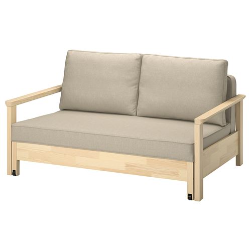 IKEA - TORNSBORG, 2-seat sofa-bed, naggen beige-pine