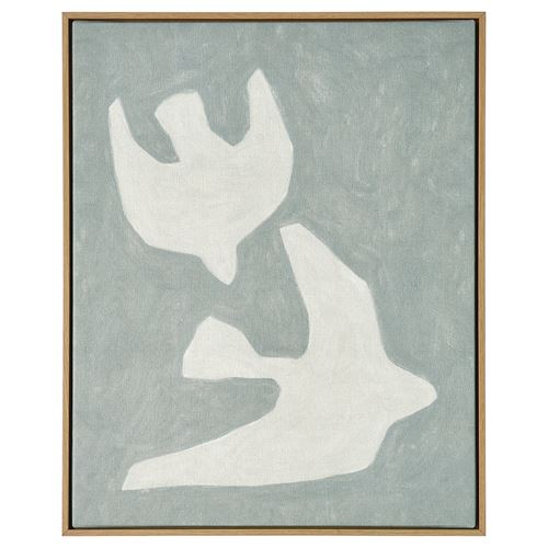 IKEA - BLODFLADER, çerçeveli resim, çok renkli, 40x50 cm