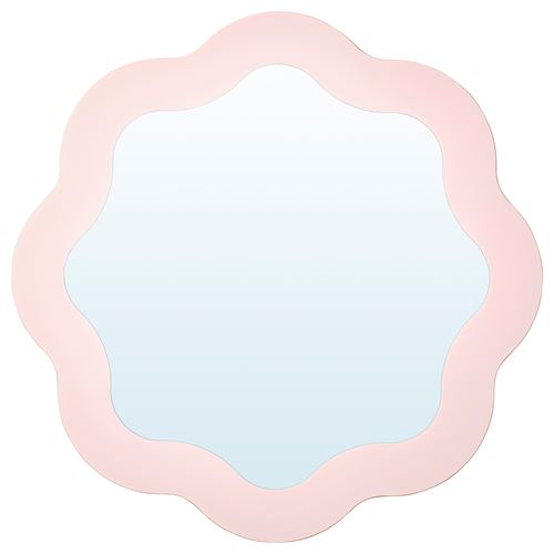 IKEA - PRUNKHALLON, duvar aynası, açık pembe, 40 cm
