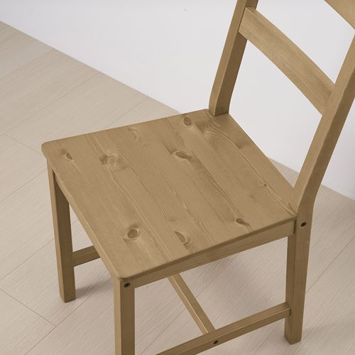 IKEA - HAGERNAS, ahşap sandalye, antika vernik-çam