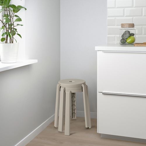 IKEA - IBBARBO, tabure, bej