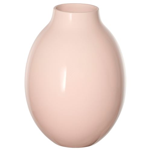 IKEA - BLODBJÖRK, vazo, uçuk pembe, 25 cm