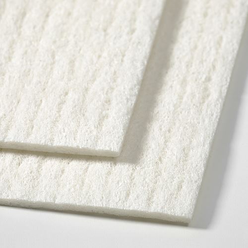 IKEA - TRIXIG, temizlik bezi, kırık beyaz, 18x20 cm