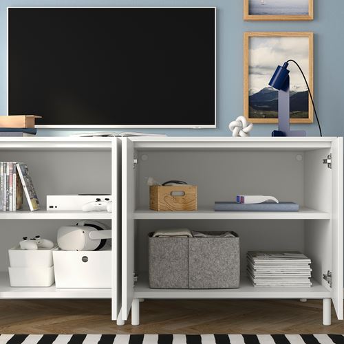IKEA - PLATSA/FONNES, PLATSA wardrobe system, white, 160x57x73 cm
