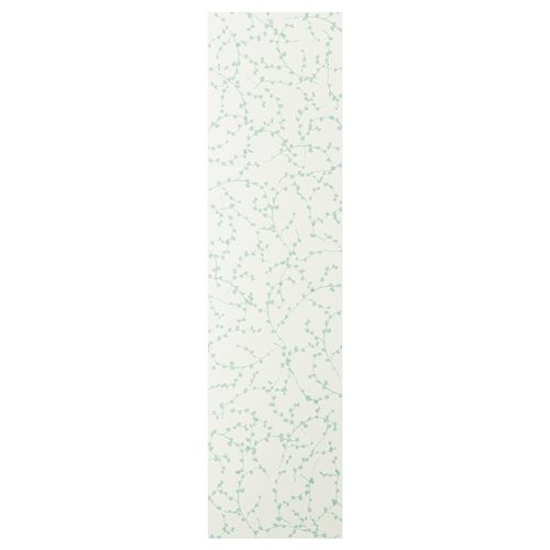 IKEA - LINNABERG, wardrobe door, green/white, 50x195 cm