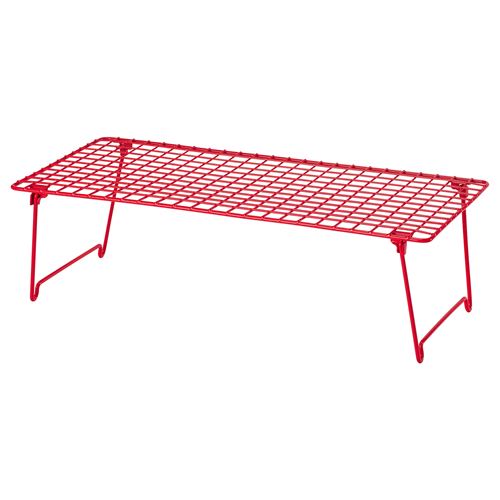 IKEA - GREJIG, ayakkabılık, parlak kırmızı, 58x27x17 cm