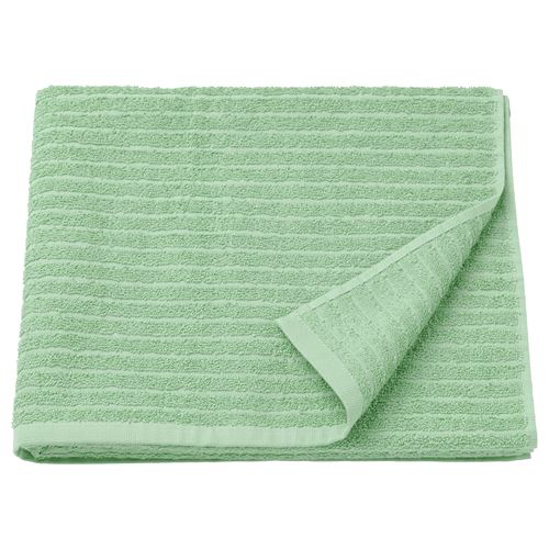 IKEA - VAGSJÖN, bath sheet, light green, 70x140 cm