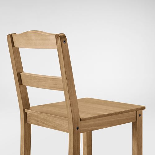 IKEA - HAGERNAS, bar masası ve tabure seti, antika vernik-çam, 4 tabureli