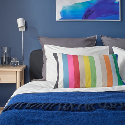 IKEA - BACKMARKEN, kırlent kılıfı, çok renkli, 40x58 cm