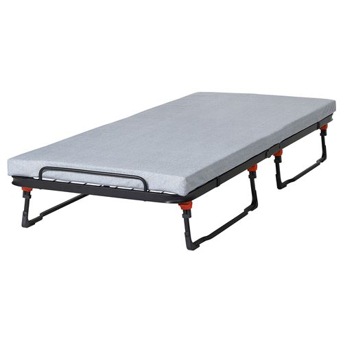 IKEA - NORRUDDEN, misafir yatağı, siyah, 80x193 cm