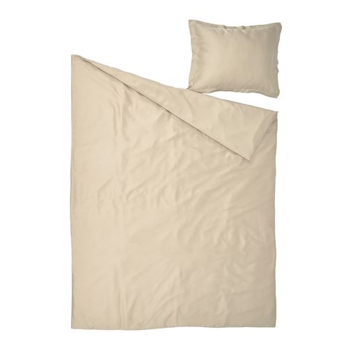 IKEA - LAKEVANDEROT, tek kişilik nevresim seti, bej, 150x200/50x60 cm