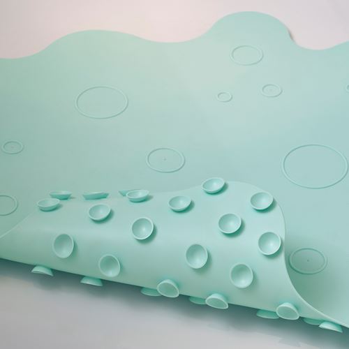 IKEA - TRAMPSJÖN, bathtub mat, light turquoise, 43x43 cm