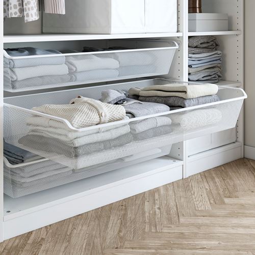 IKEA - PAX/FLISBERGET, PAX gardırop, beyaz-beyaz, 150x60x236 cm