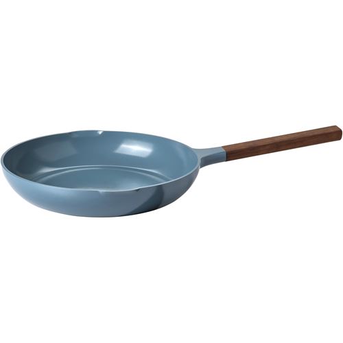 IKEA - KLIPPFISK, kızartma tavası, yapışmaz kaplama-ahşap-koyu gri mavi, 28 cm