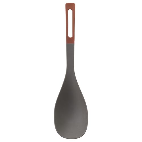 IKEA - KNORRHANE, yemek pişirme kaşığı, koyu gri-kahverengi, 31 cm