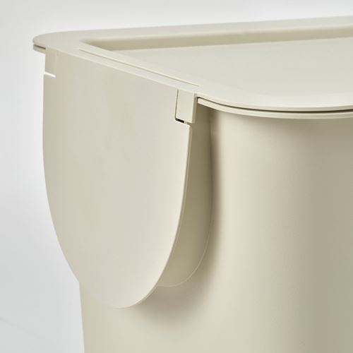 IKEA - TRÖSKNING, atık ayırma kutusu, açık bej, 25 lt