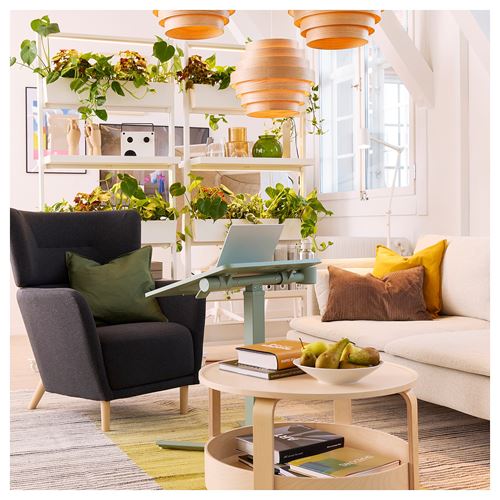 IKEA - MITTZON, yüksekliği ayarlanabilen çalışma masası, yeşil, 66x50 cm