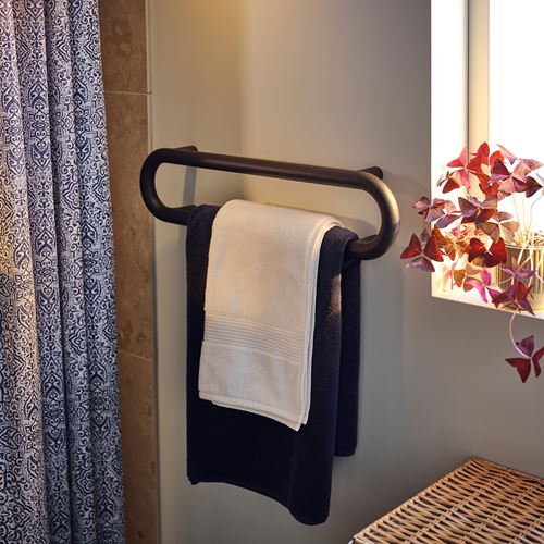 IKEA - BASINGEN, havluluk, antrasit, 65 cm