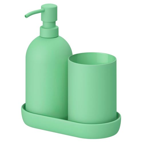 IKEA - GANSJÖN, banyo seti, açık yeşil