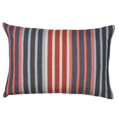 IKEA - KORALLBUSKE, kırlent kılıfı, mavi-kırmızı, 40x58 cm