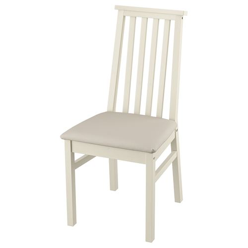 IKEA - ALHULT, upholstered wooden chair, beige-Kabusa light beige