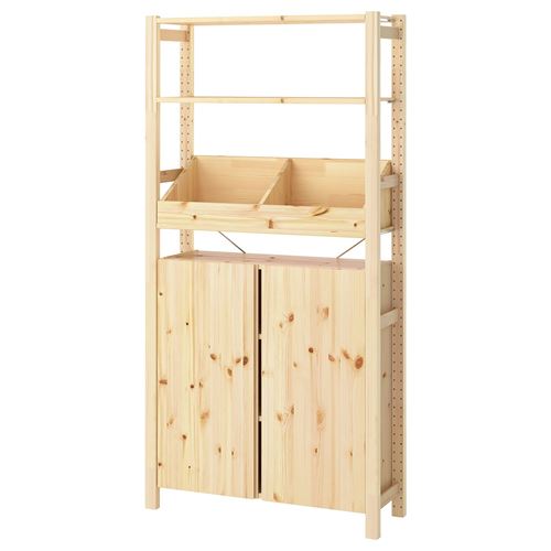 shelf unit with door