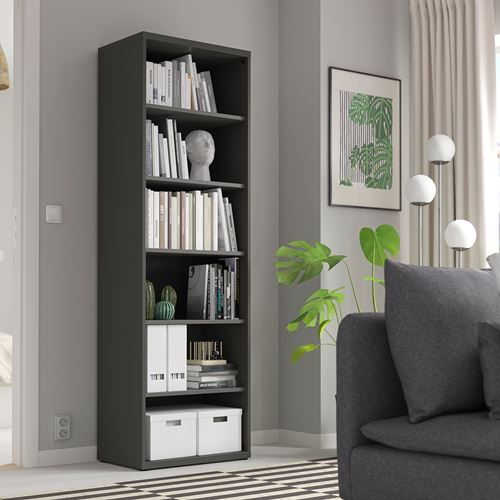 IKEA - BESTA, dolap ünitesi, koyu gri, 60x40x193 cm