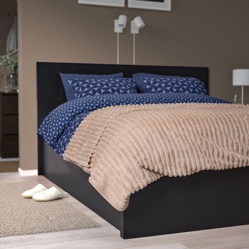 IKEA - GULLSTRALE, bedspread/blanket, light beige, 230x250 cm