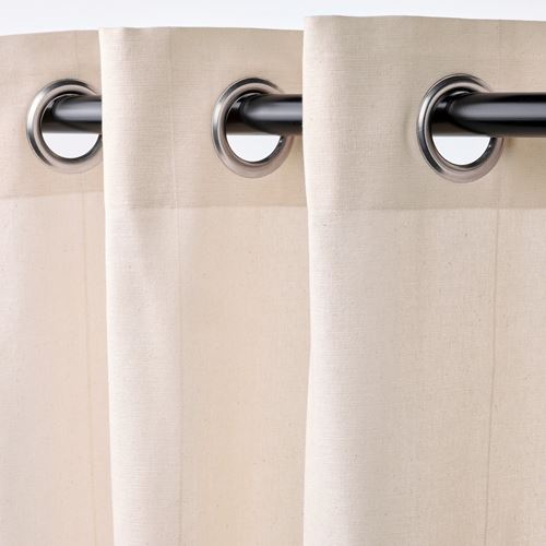 IKEA - LENDA, background curtain, 1 pair, light pink, 140x300 cm
