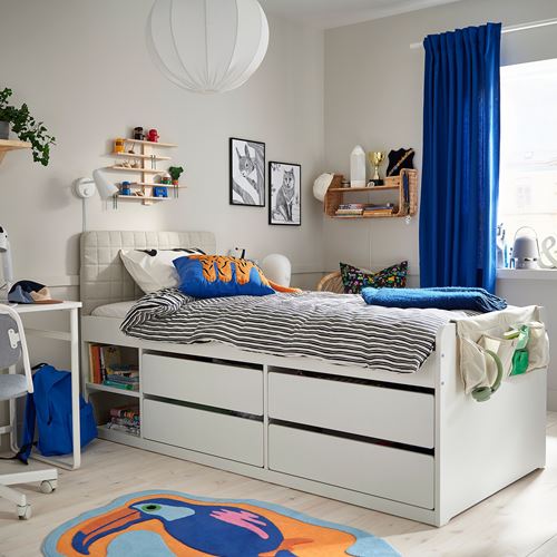 IKEA - MÖJLIGHET, storage pocket, beige, 75x27 cm