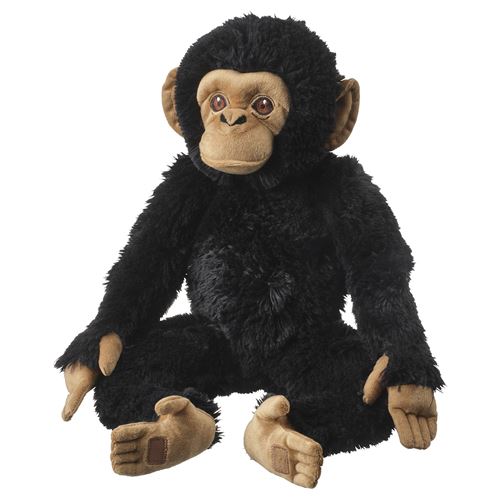 IKEA - SANDLÖPARE, yumuşak oyuncak, siyah, 32 cm