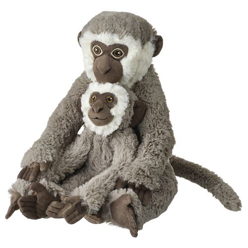IKEA - SANDLÖPARE, yumuşak oyuncak, gri, 32 cm