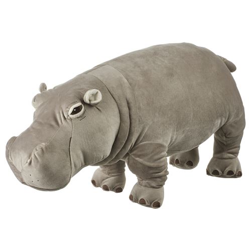 IKEA - SANDLÖPARE, yumuşak oyuncak, gri, 56 cm