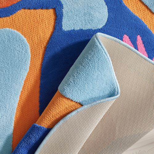IKEA - NATTHAGER, kids rug, multicolour, 83x125 cm