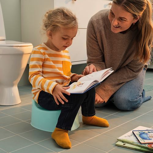 IKEA - LILLA, children's potty, turquoise, 27x24x18 cm