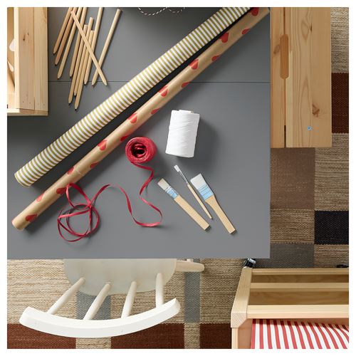 IKEA - BLALJUS, el dokuması halı, natürel-gri-kahverengi, 170x240 cm