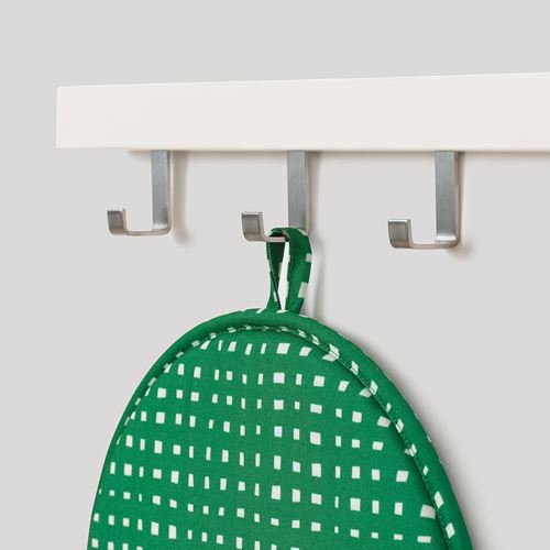 IKEA - ANGSFRAKEN, sandalye minderi, yeşil-beyaz, 36 cm