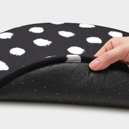 IKEA - ANGSFRAKEN, sandalye minderi, siyah-beyaz, 36 cm