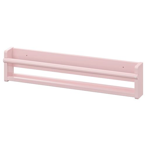 IKEA - FLISAT, duvar rafı, uçuk pembe, 70x9x16 cm